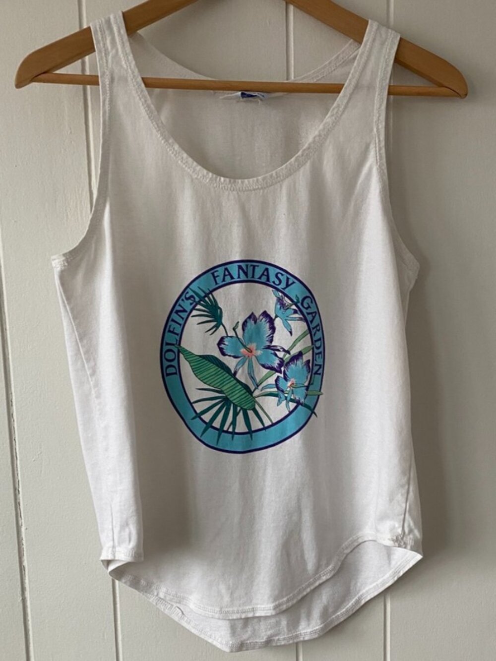 Vintage Women's Dolfin's Fantasy Garden Tank